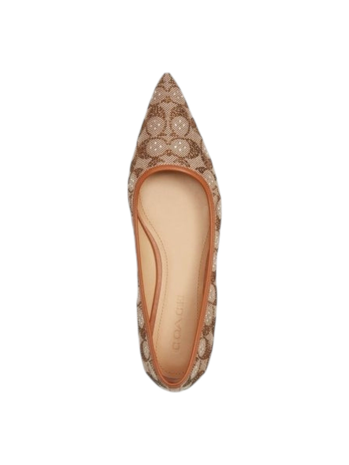 Women's Rhinestones Textured Bellorinas,Light Beige