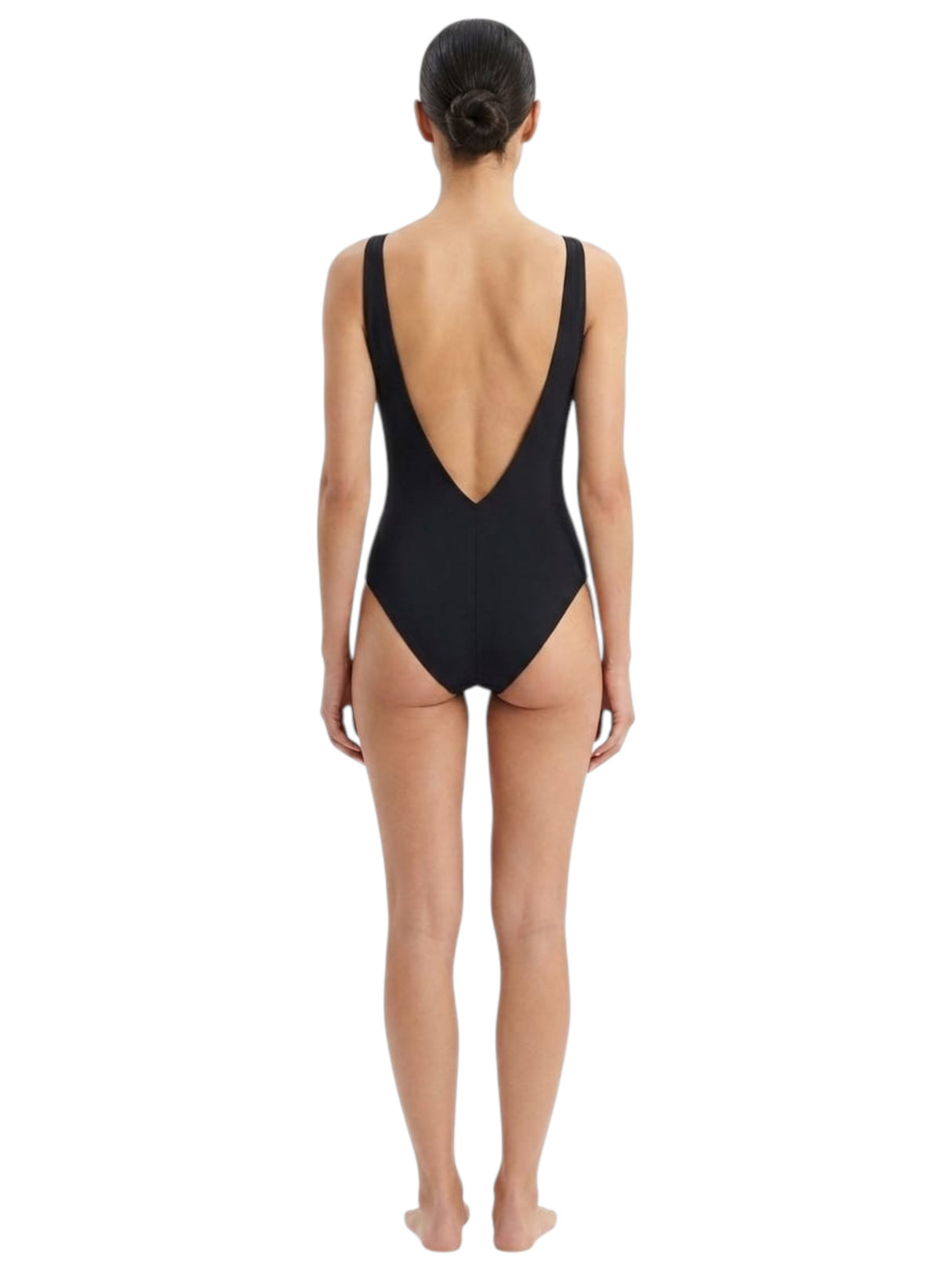 Women's Printed One Pieces Swimsuit,Black