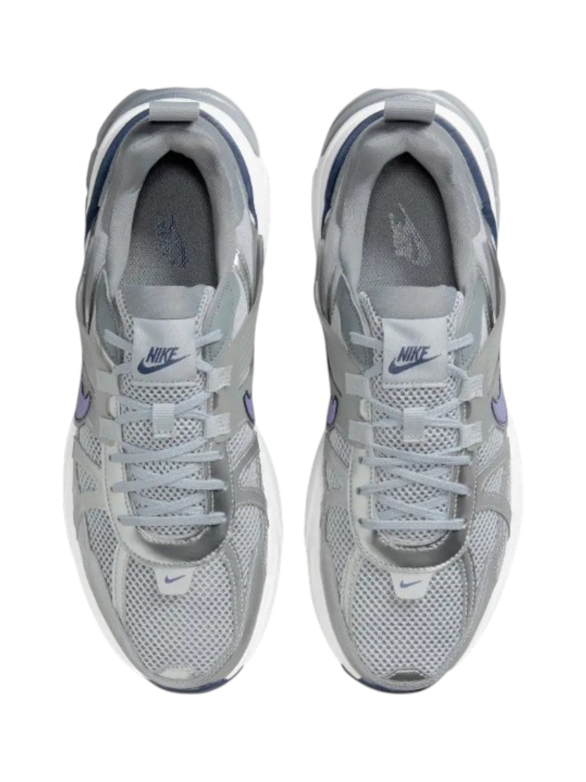 V2k Run Wolf Men's Textured Shoes,Silver