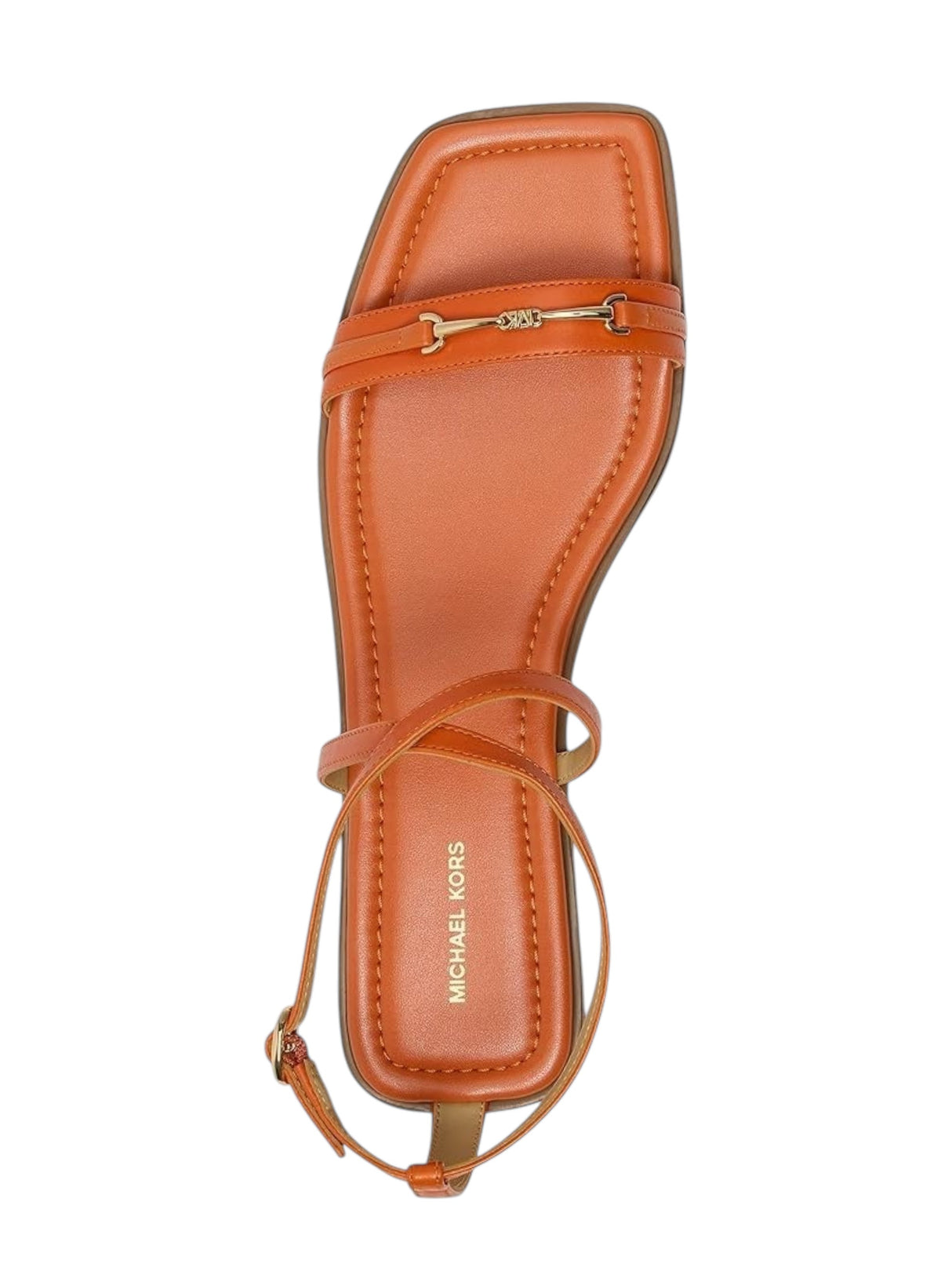 Women's Ribbed Sandals,Orange