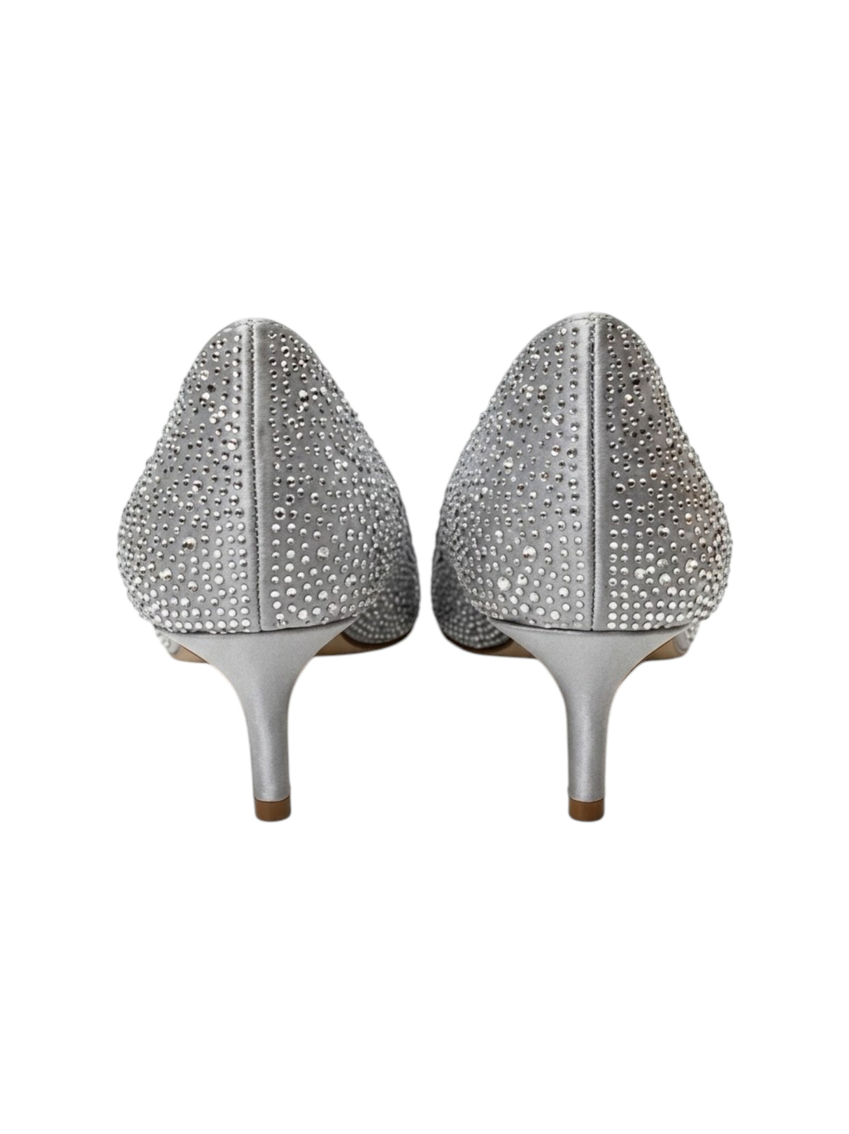 Women's Rhinestones Heeled Shoes,Silver