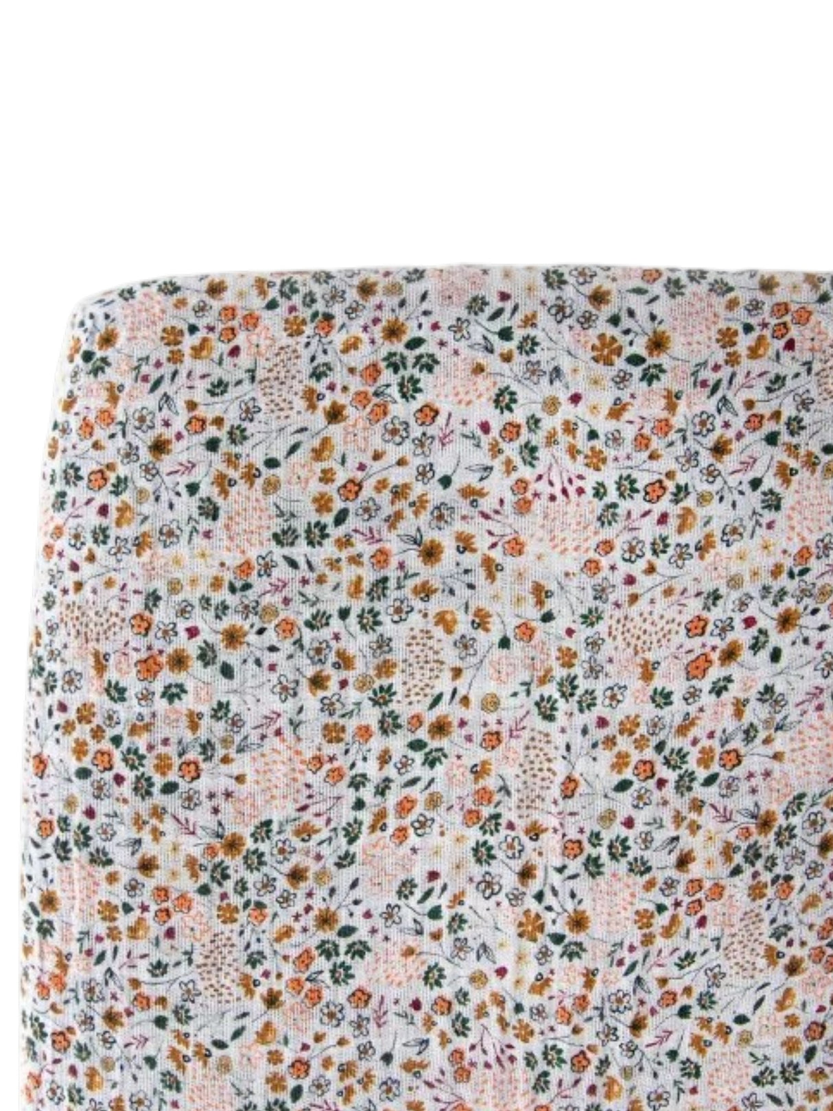 Cotton Muslin Crib Fitted Sheet