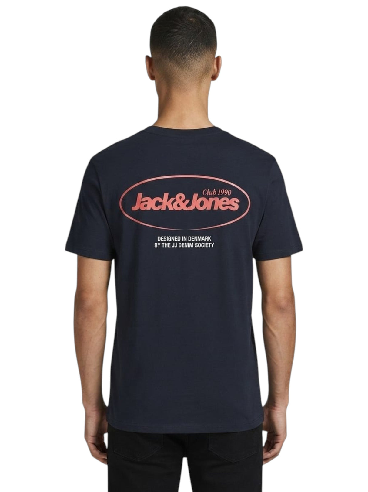 Men's Brand Logo Printed Top,Navy
