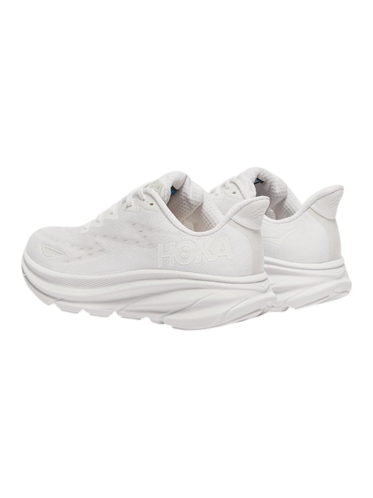 Clifton 9 Women's Logo Patched Shoes,White
