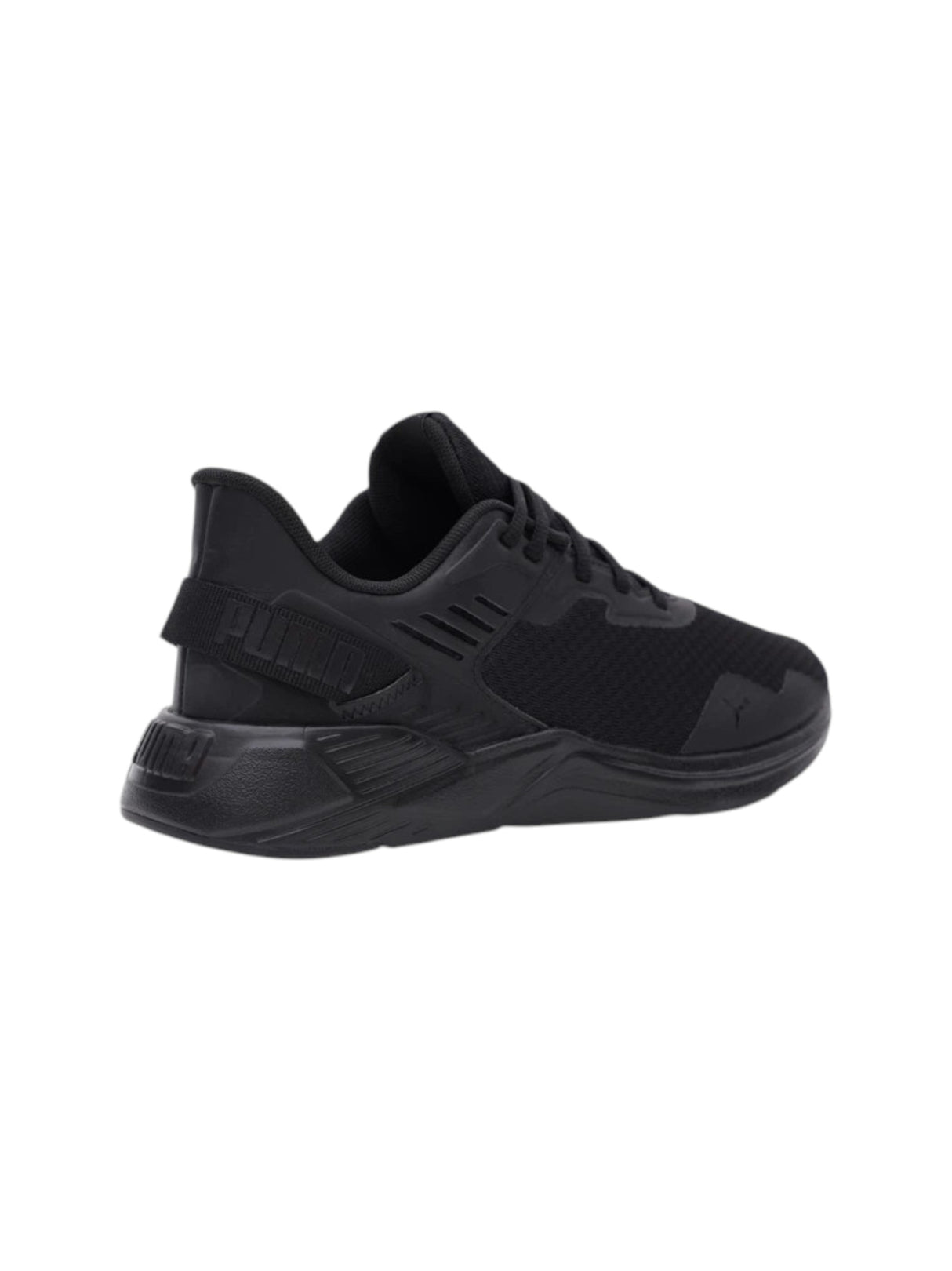 Men's Logo Patched Shoes,Black