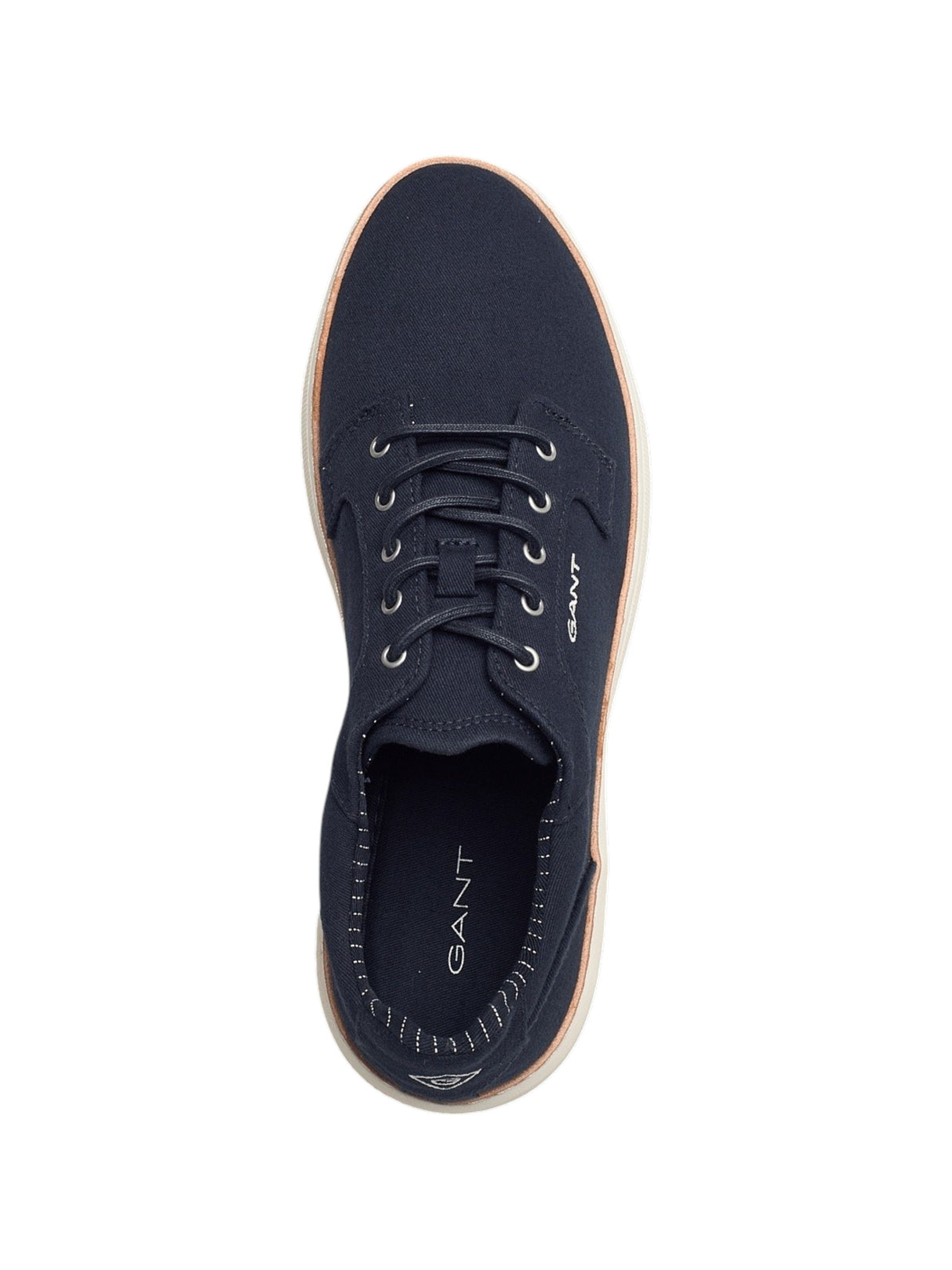 Men's Logo Patched Shoes,Navy