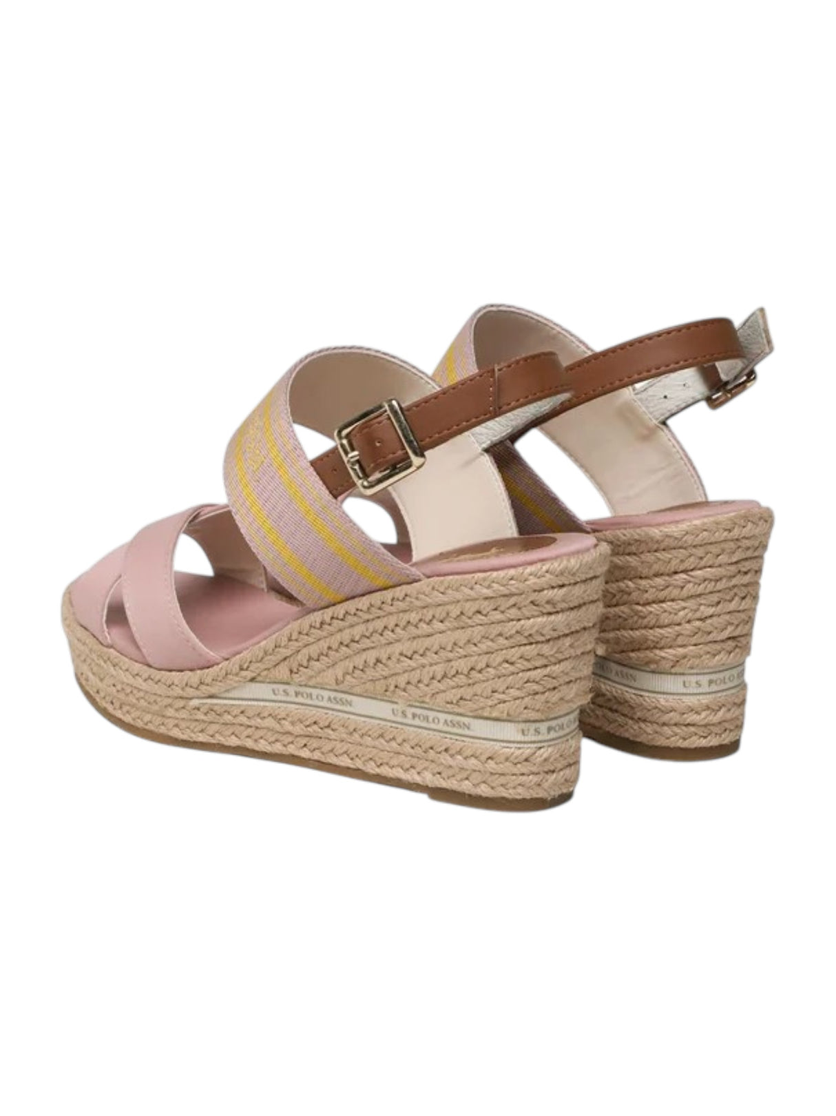 Women's Logo Patched Sandals,Pink