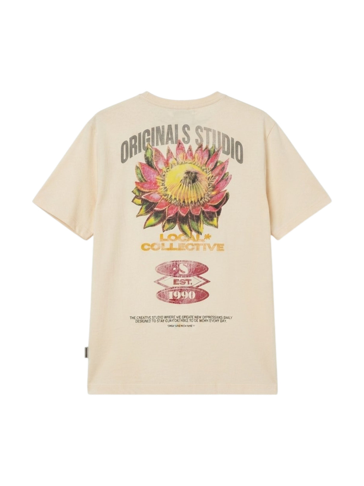 Kids Girl's Printed Top,Beige
