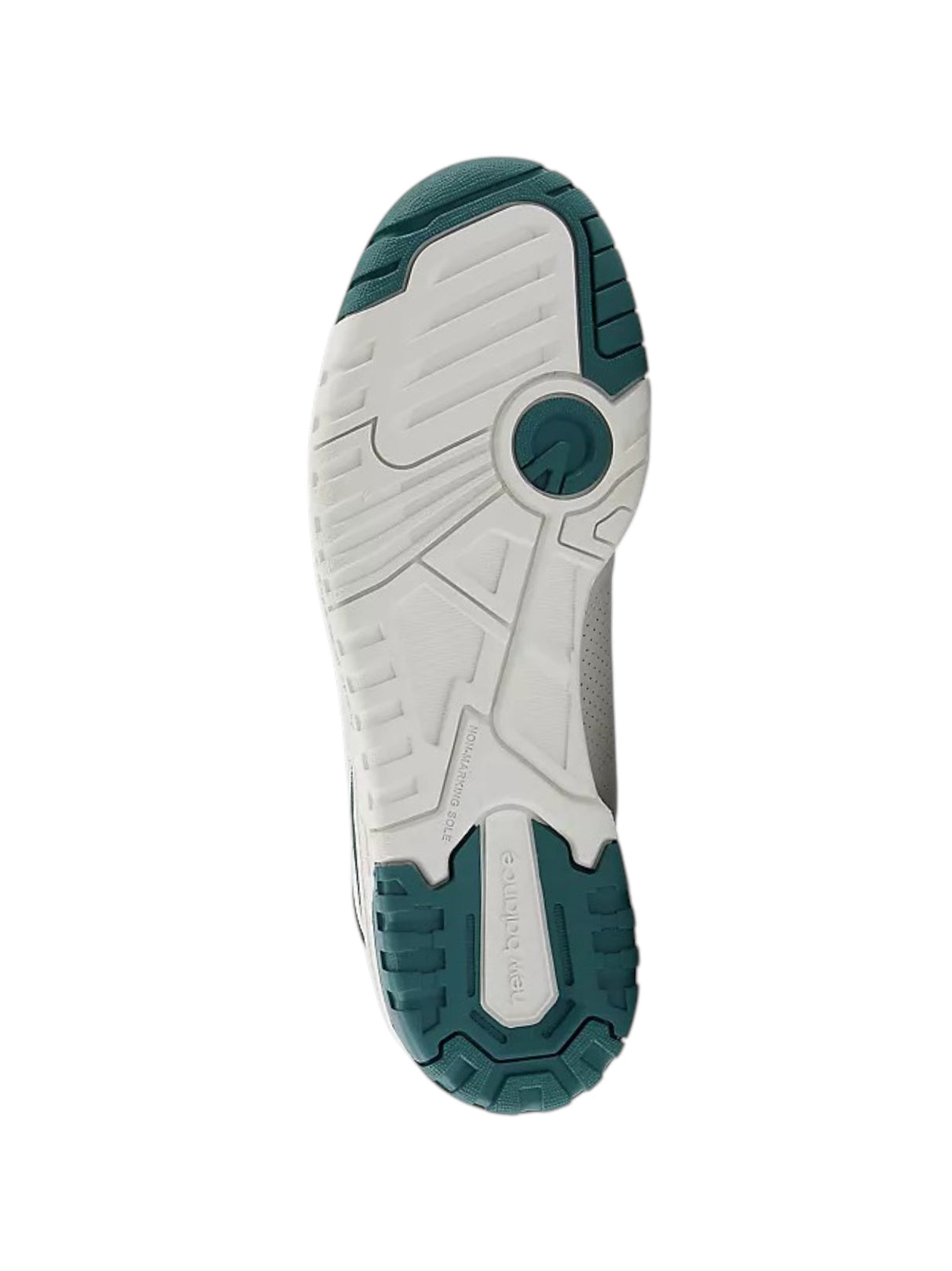 New Balance 550 Women's Logo Patched Shoes,White
