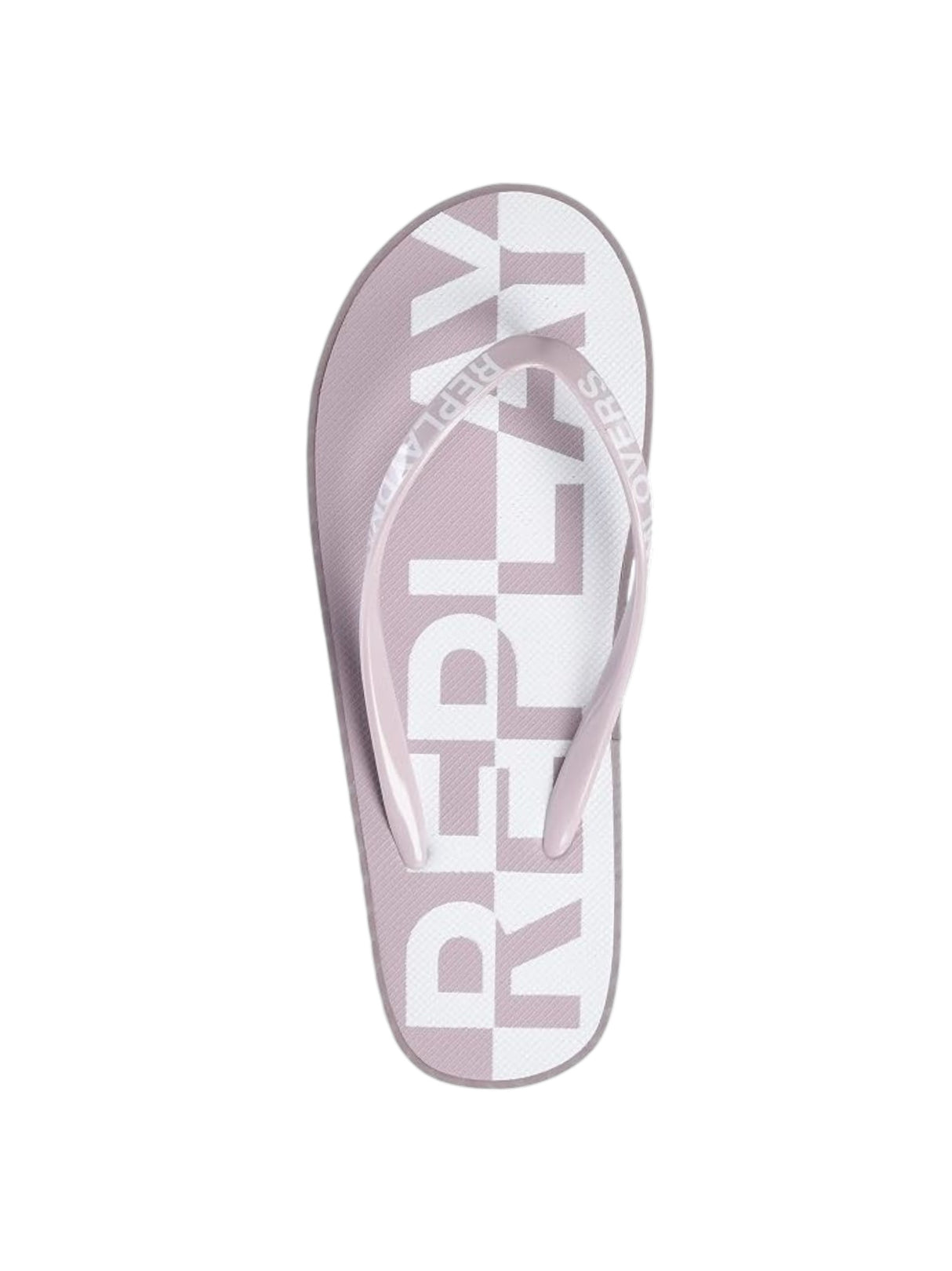 Women's Logo Patched Slippers,Light Purple/White