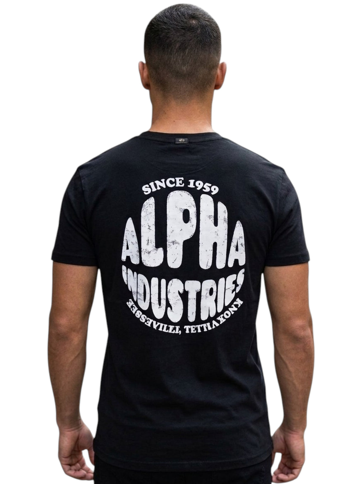 Men's Printed Top,Black