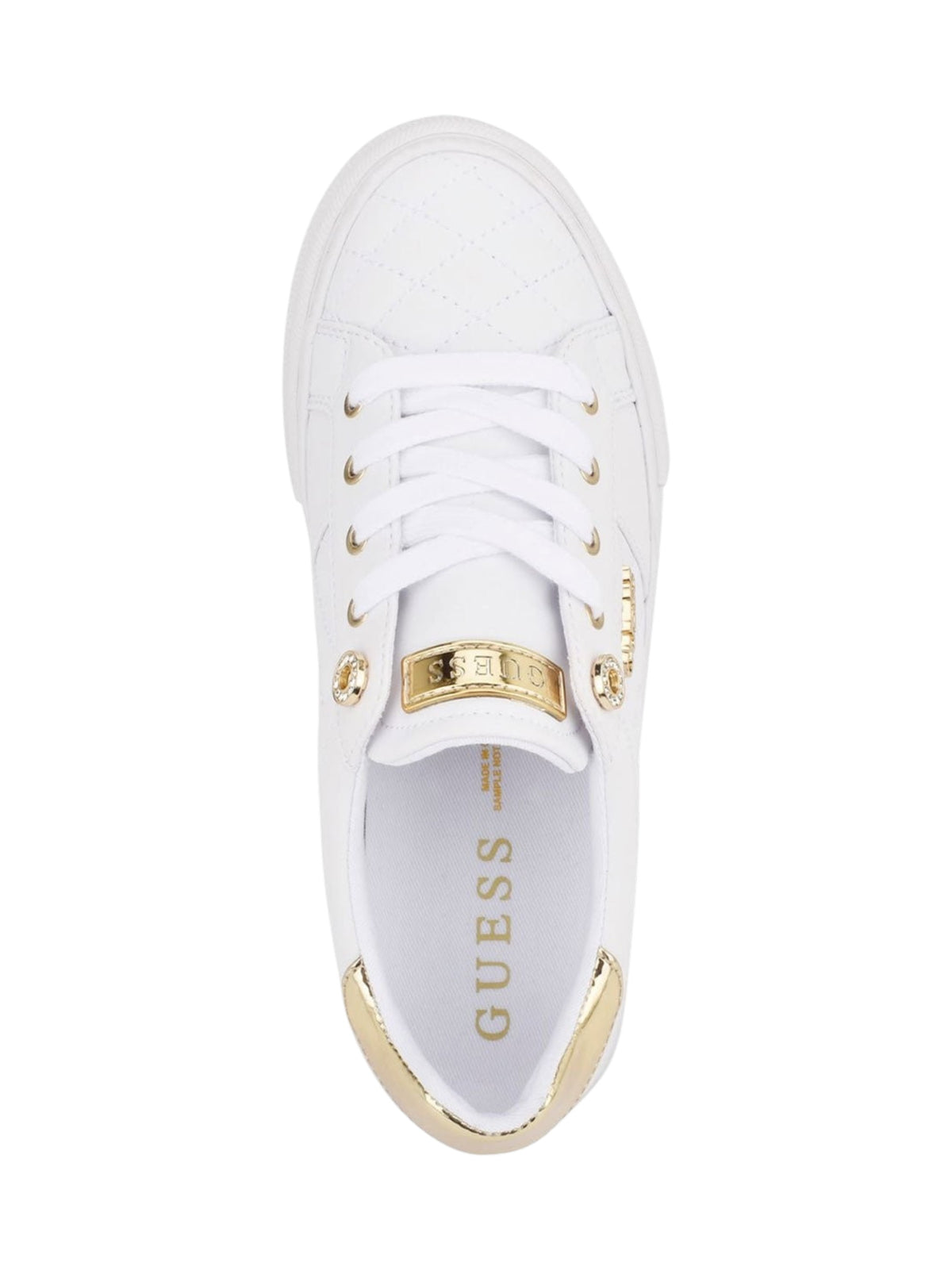 Women's Logo Patched Shoes,White