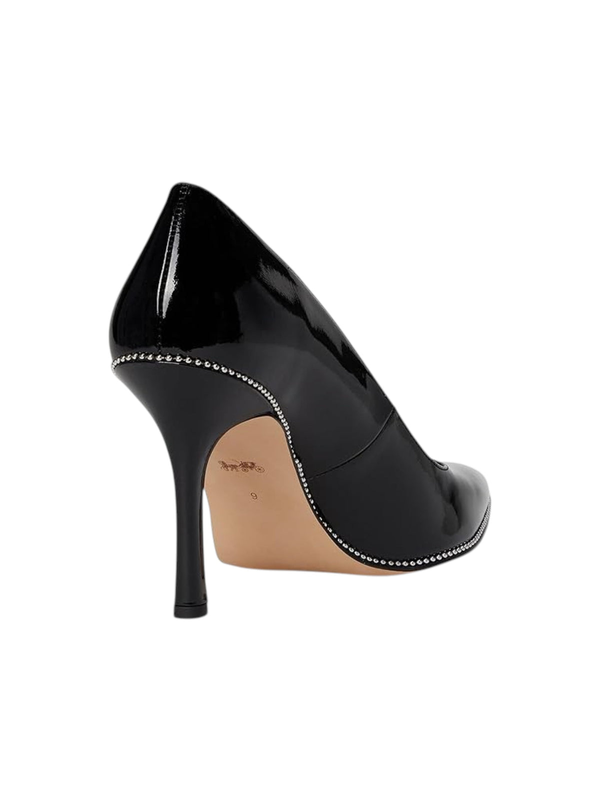 Women's Plain Heeled Shoes,Black