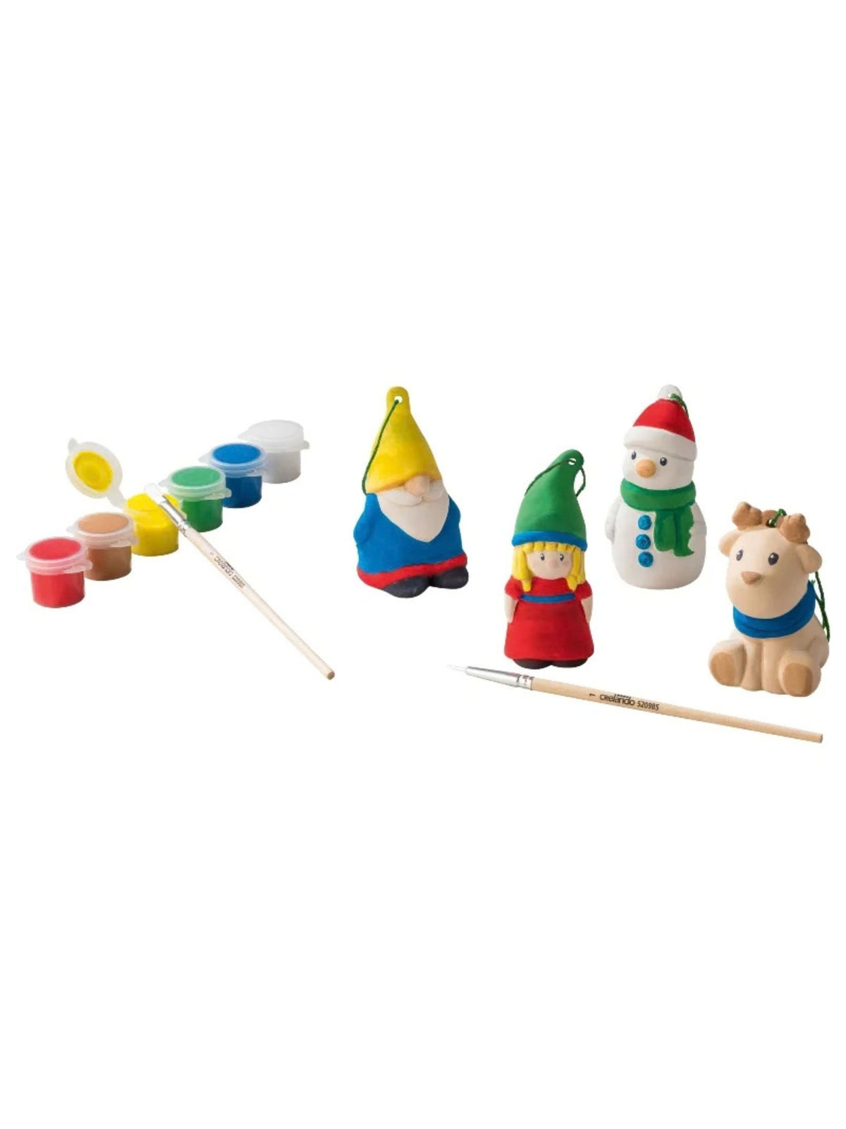 Paint Your Own Christmas Decorations