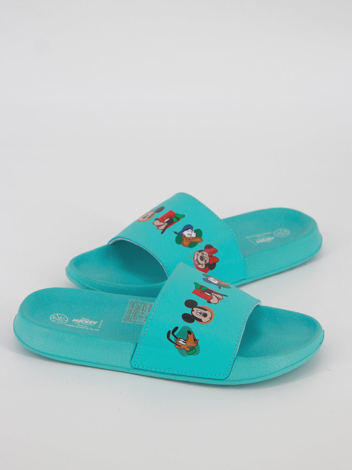 Women's Graphic Printed Slide Slippers,Blue