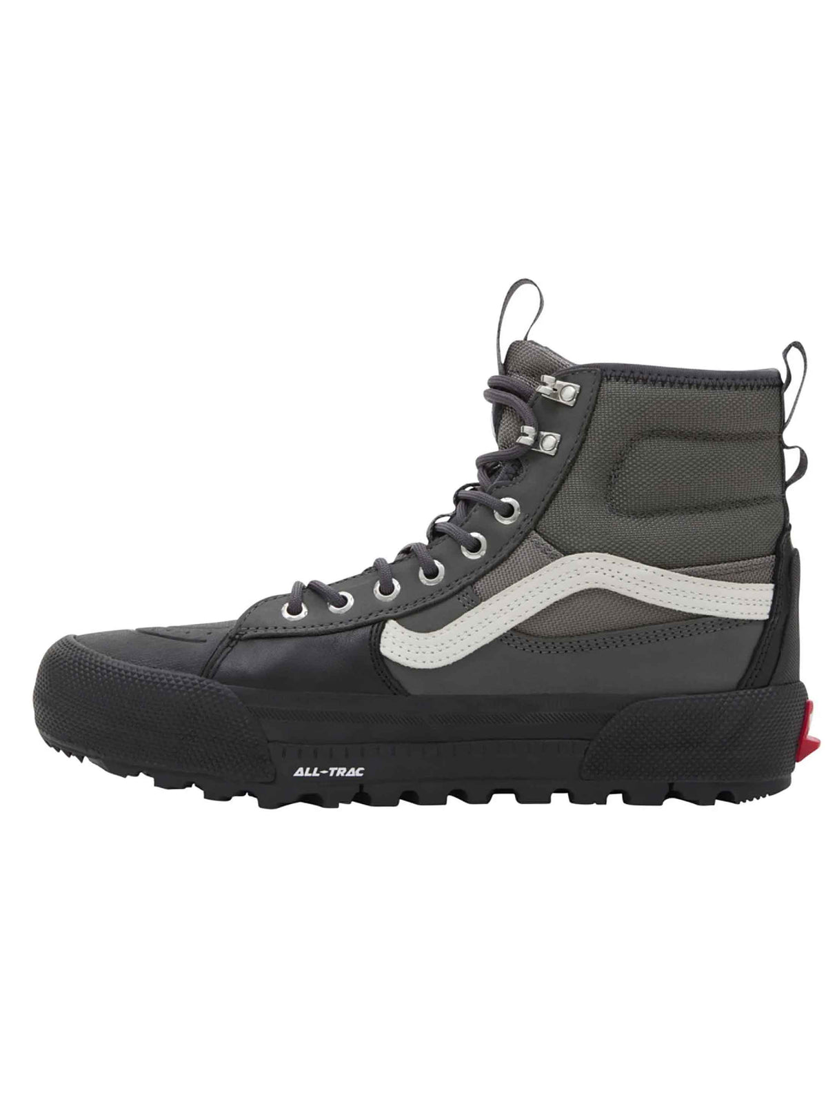 Men's Textured High Sneakers,Grey/Black