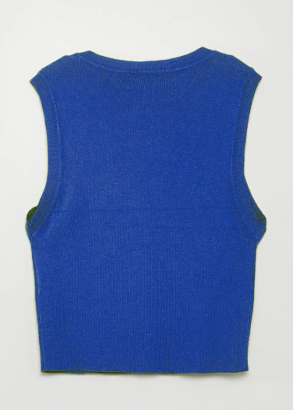 Women's Cropped Knit Sweater,Blue