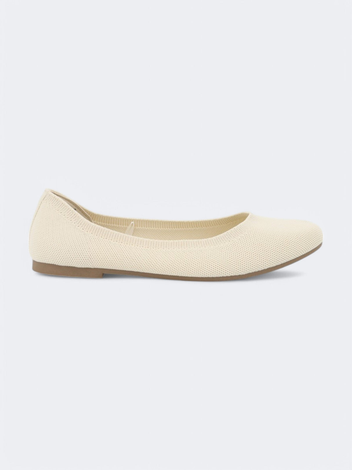Image for Women's Plain Bellerinas,Cream