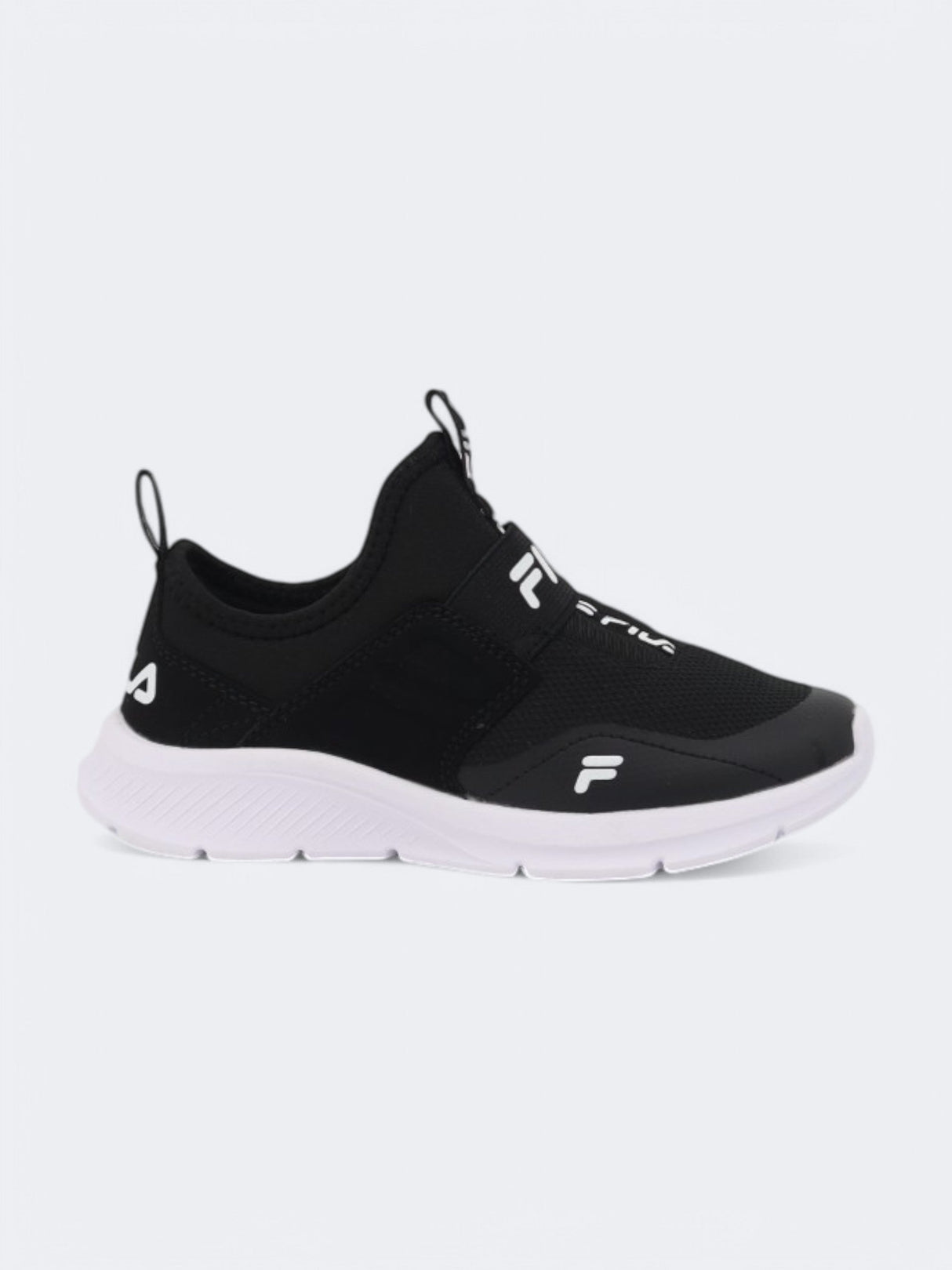 Image for Kids Boy's Brand Logo Printed Trainers,Black