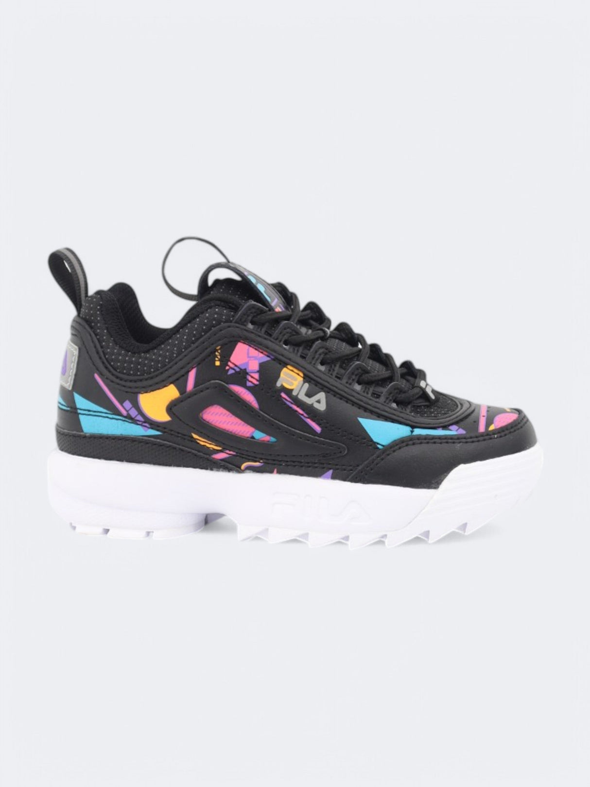 Image for Kids Girl's Printed Sneakers,Black