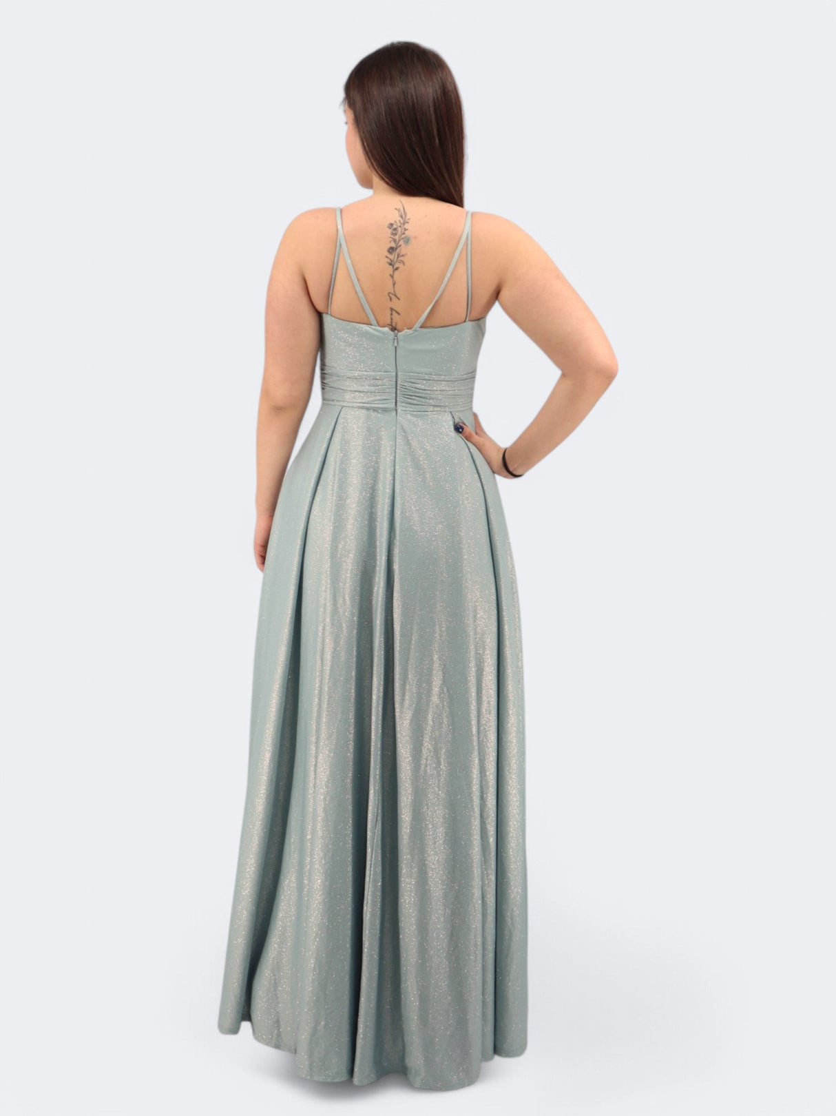 Women's Glitter Dress,Mint Blue
