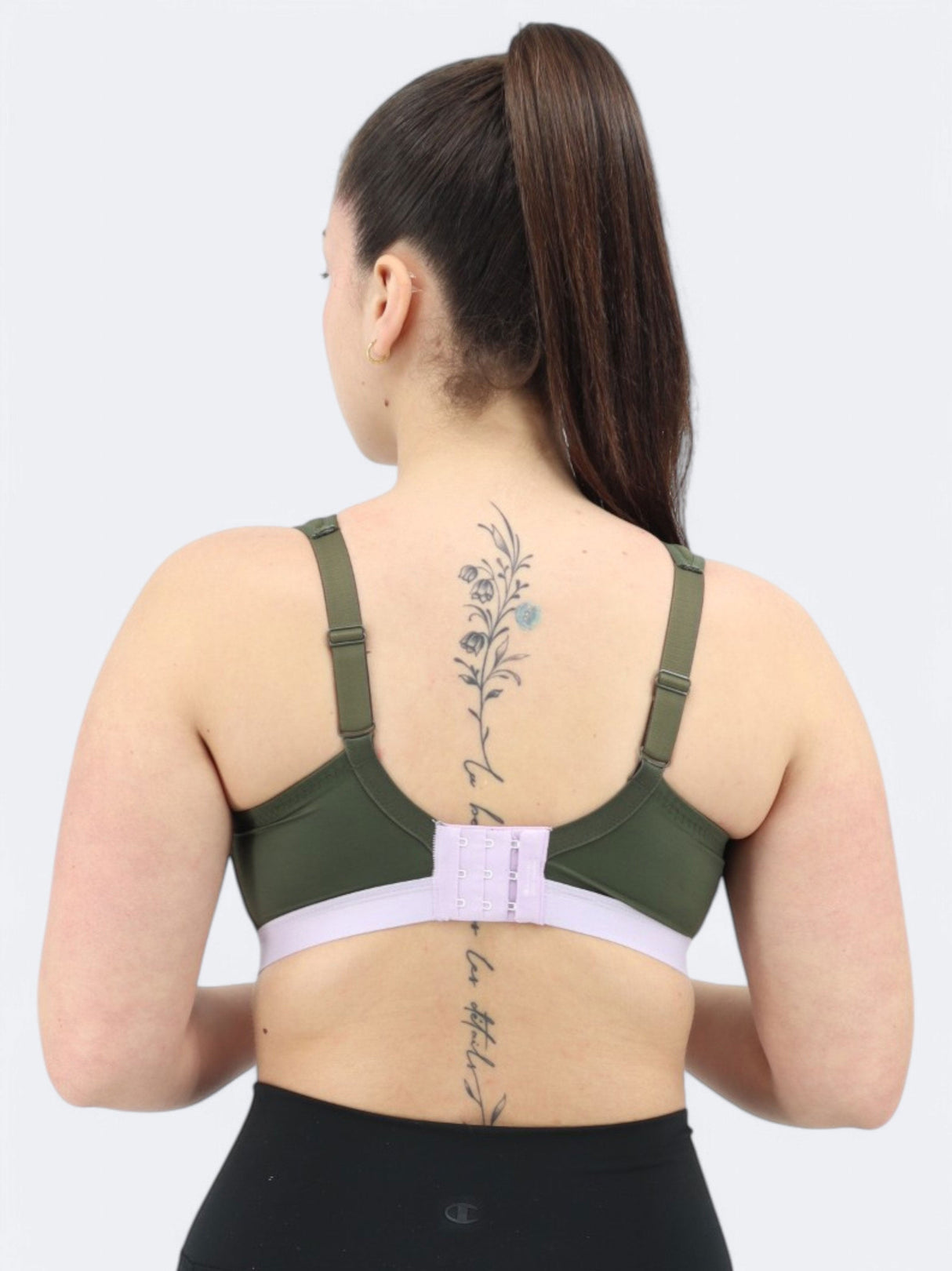 Image for Women's Textured Sports Bra,Olive