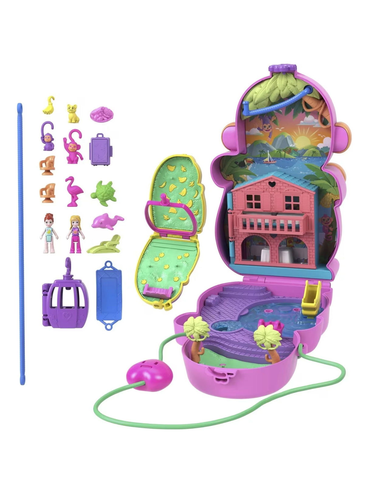 Polly Pocket Dolls & 2-In-1 Playset