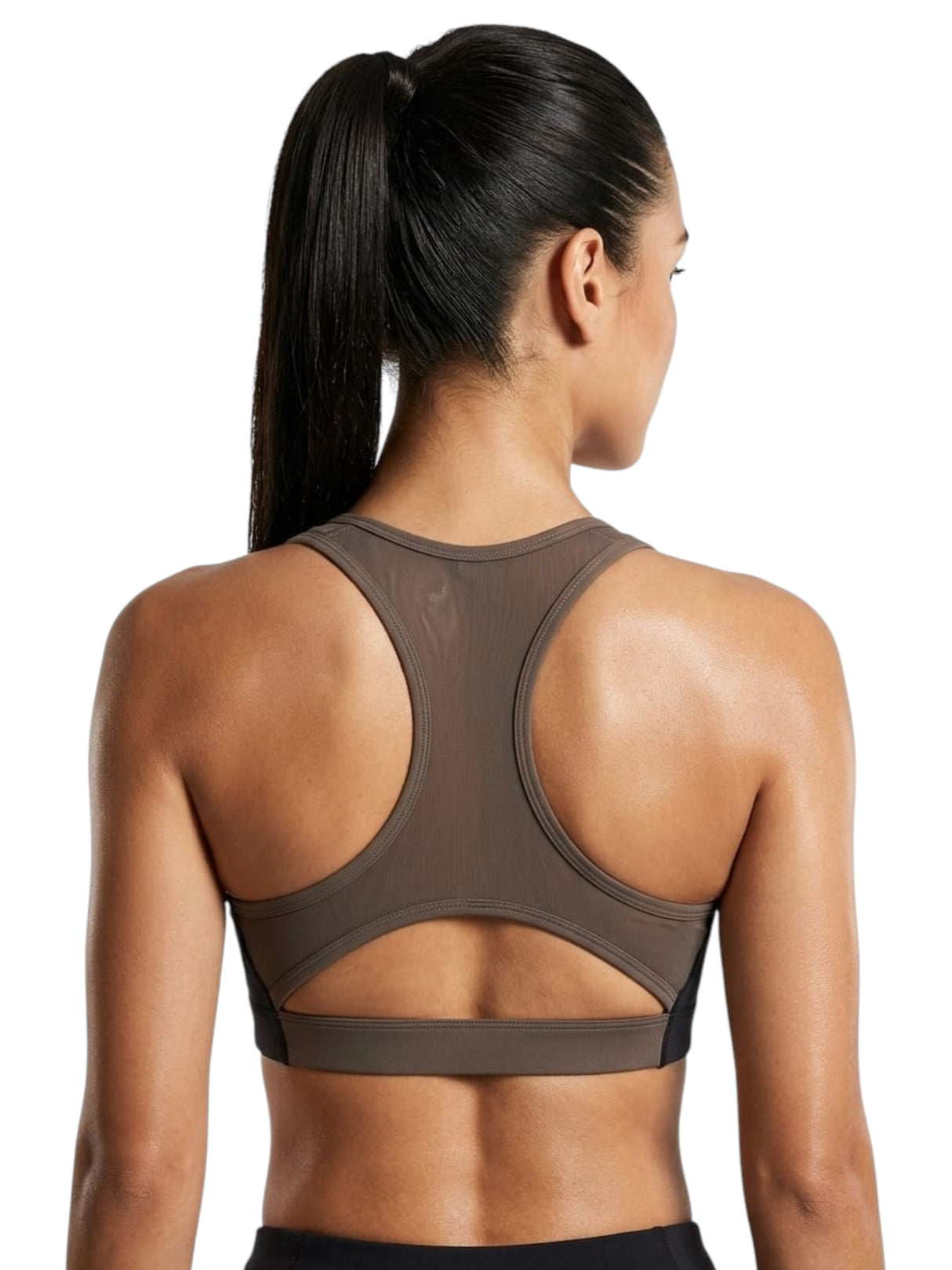 Women's Colorblocked Sport Bra,Dusty Olive