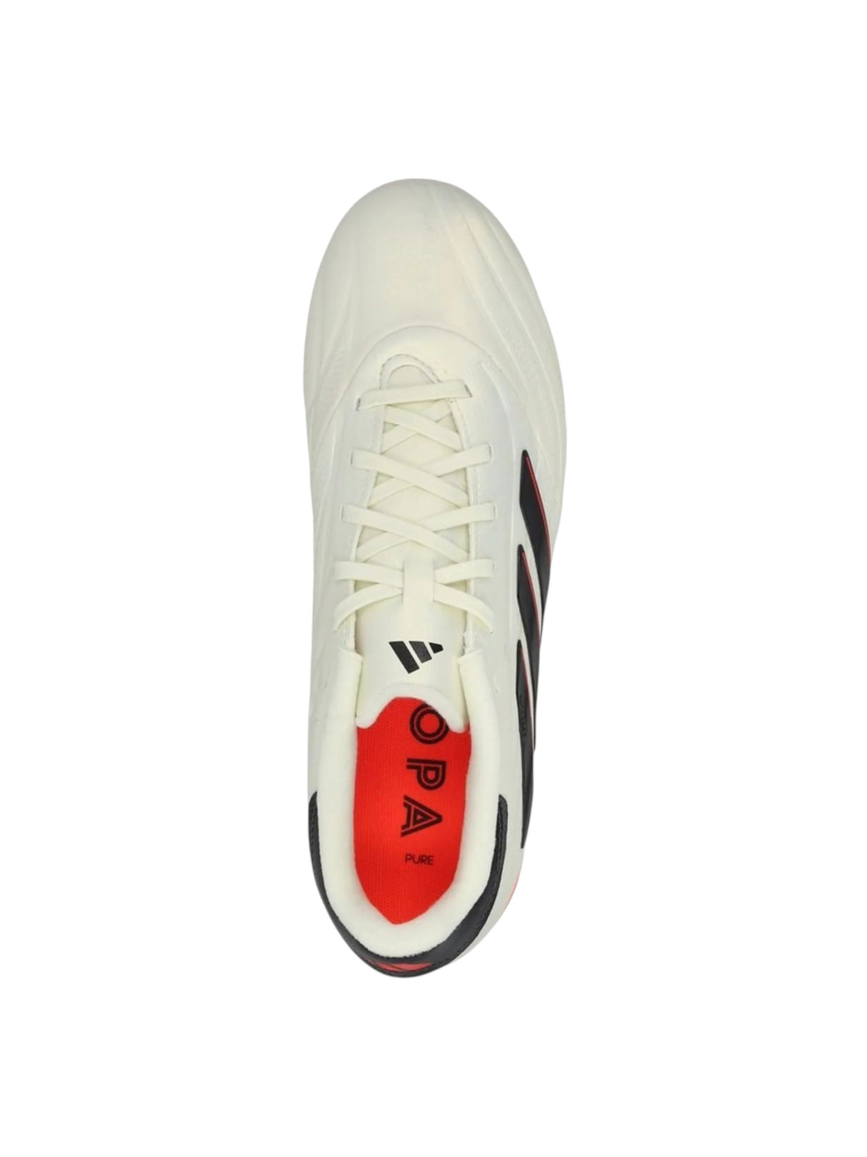 Copa Pure 2 Elite Fg J Kids Boy's Colorblocked Football Shoes,Off White