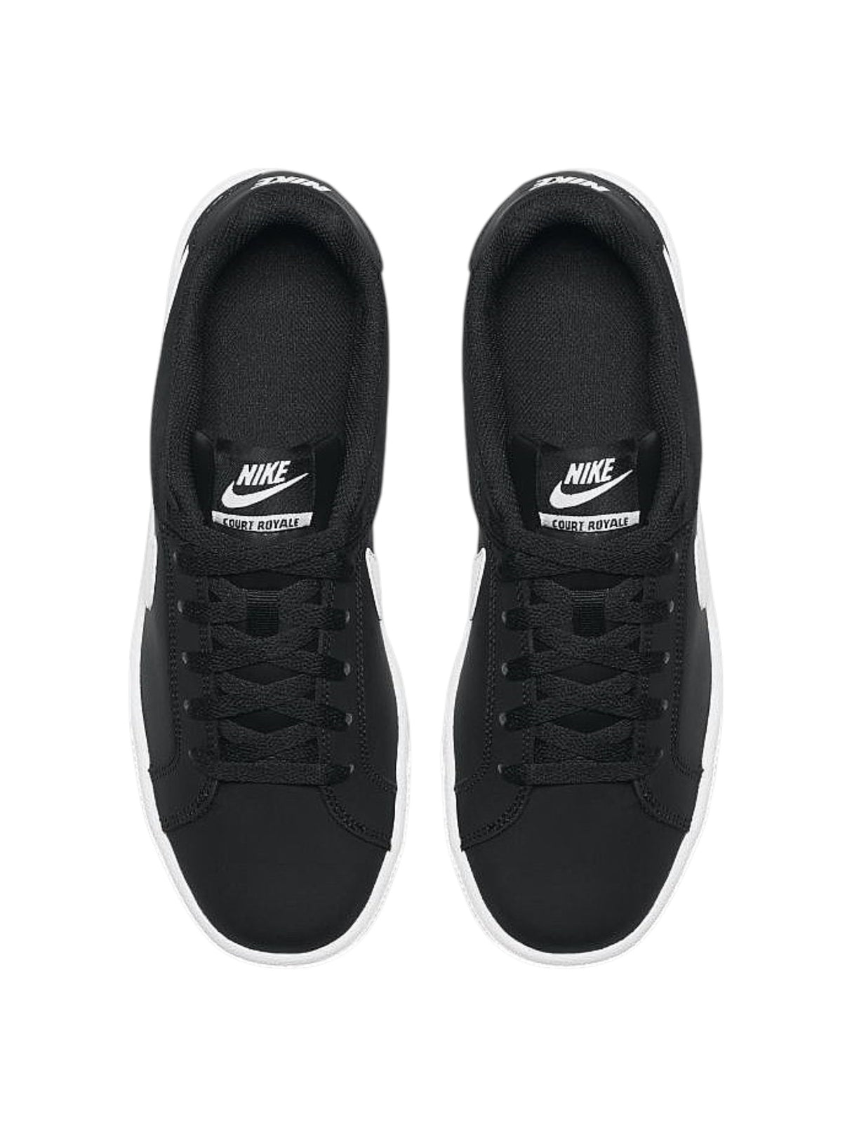 Court Royal Men's Logo Patched Shoes,Black