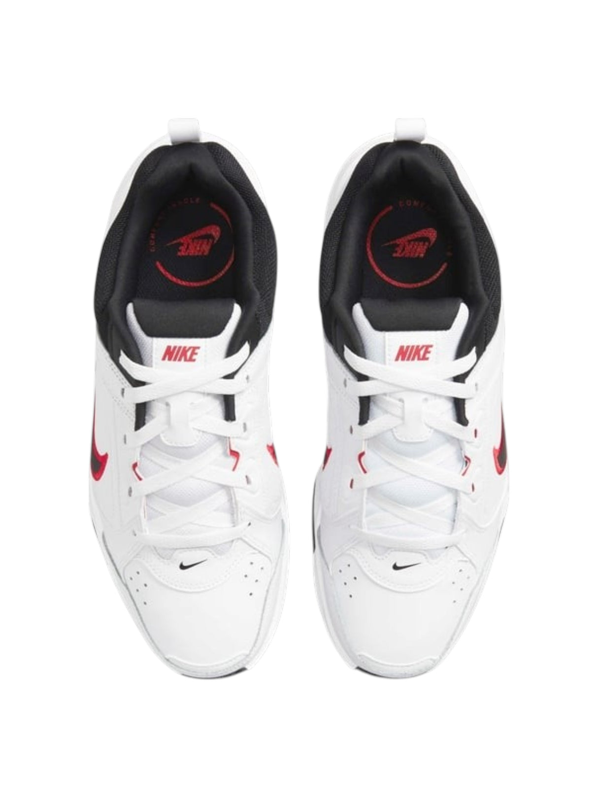 Defyallday Men's Logo Patched Shoes,White