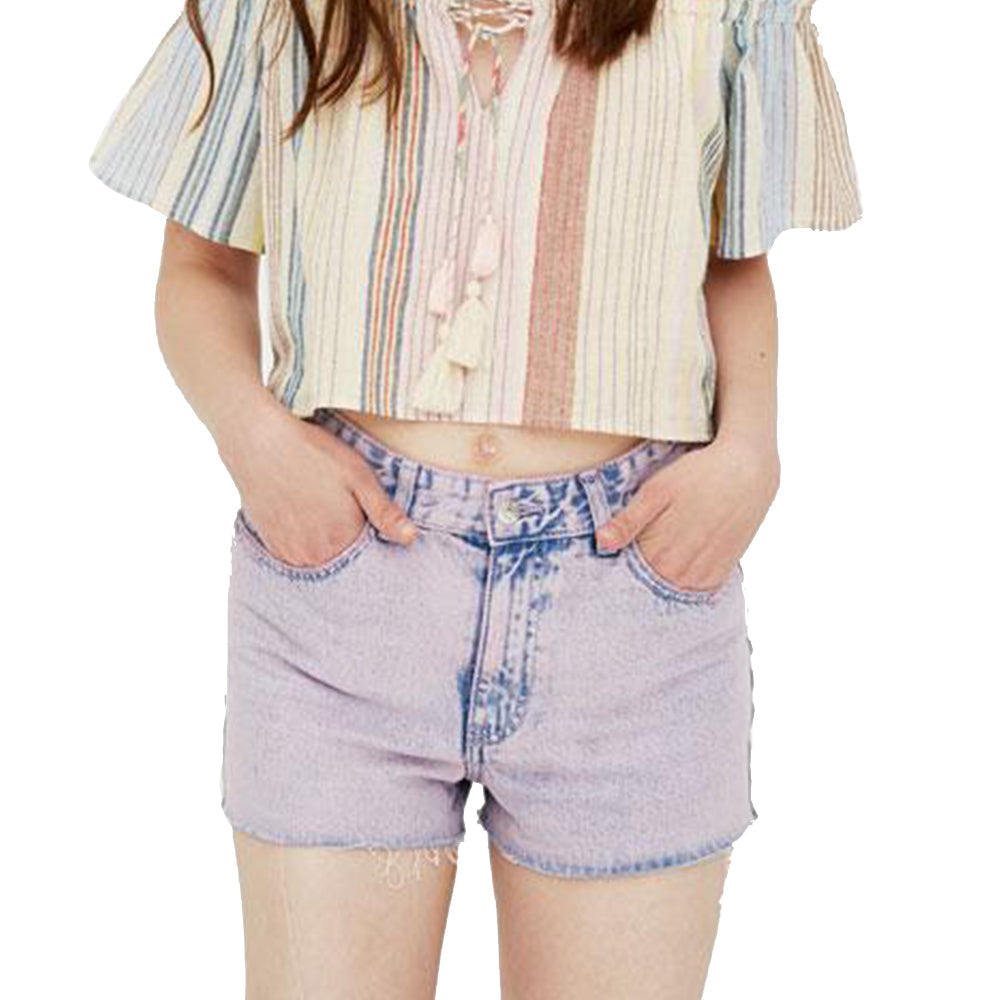 Image for Women's Washed Denim Short,Pink