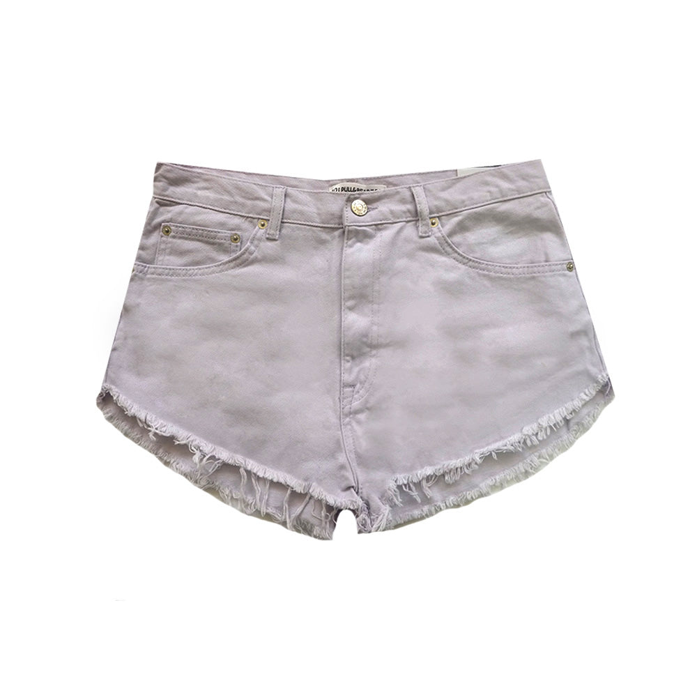 Image for Women's Ripped Denim Short,Light Purple