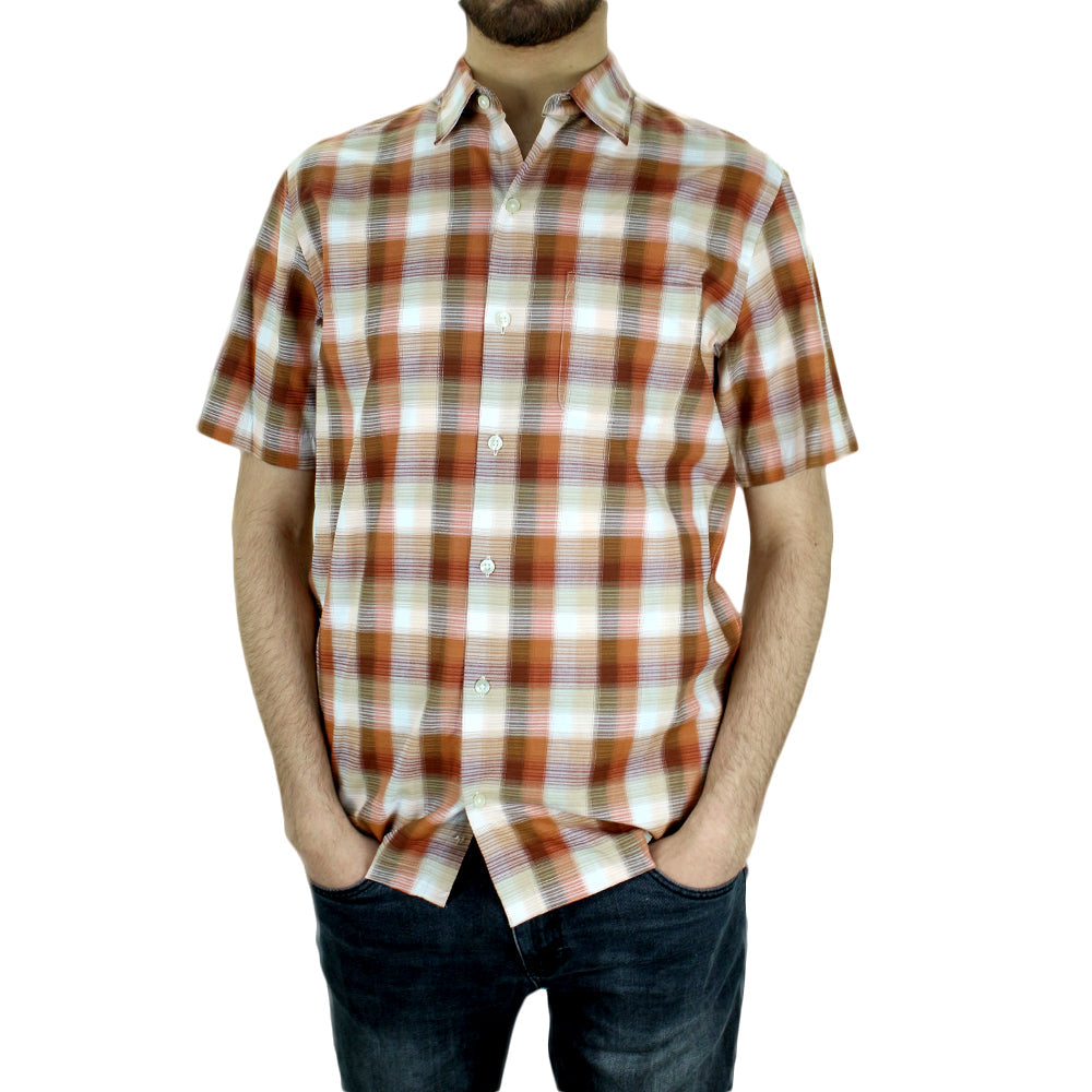 Image for Men's Plaid Button Up Shirt,Multi