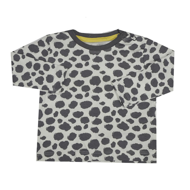 Image for Kids Girl's Crew-Neck Top,White/Grey