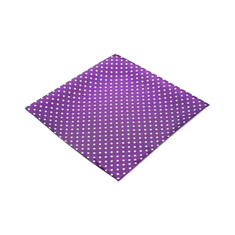 Image for Men'S Distinction Style Dot Pocket Square,Purple/White