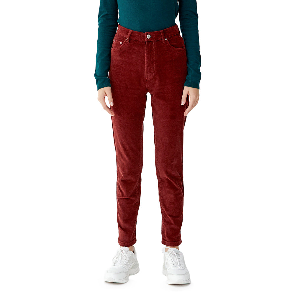 Image for Women's High-Rise Corduroy Pant,Brick