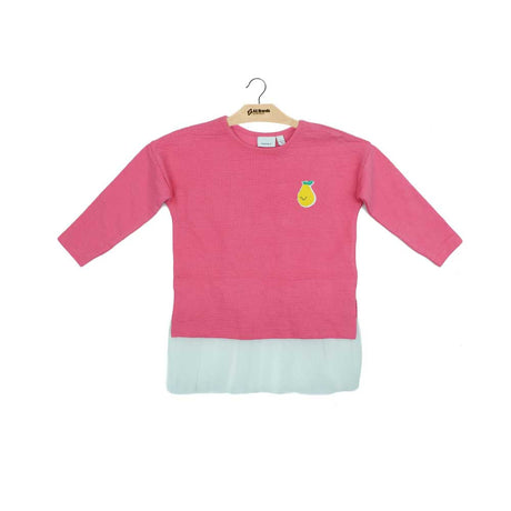 Image for Kids Girl Textured Sweater,Pink