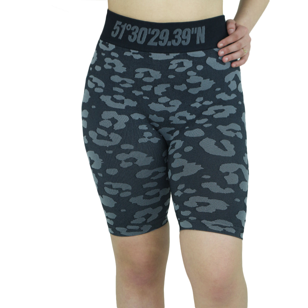 Image for Women's Printed Sport Short,Black