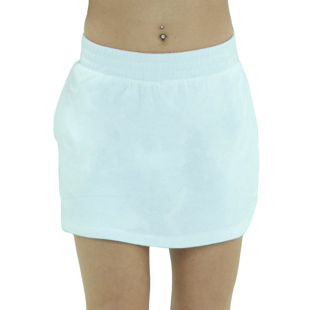 Image for Women's Plain Mini Skort,White