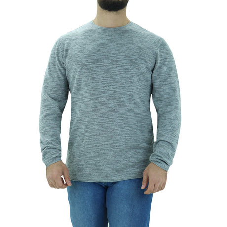 Image for Men's Textured Sweater,Light Grey