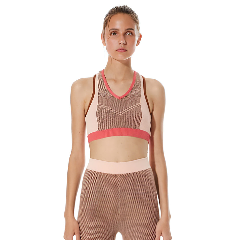 Image for Women's Textured Crop Sport Top,Multi