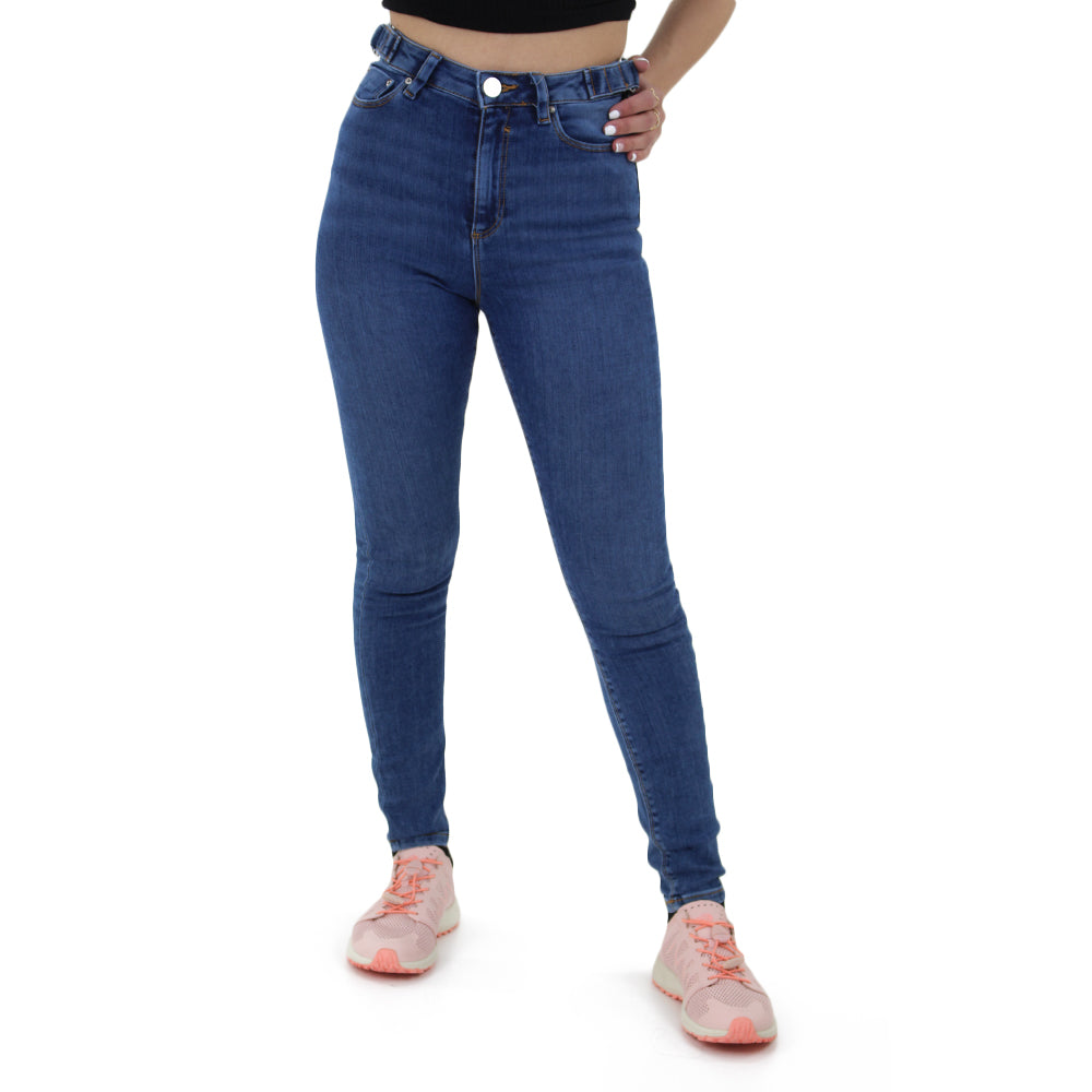 Image for Women's High Waisted Denim Pant,Blue