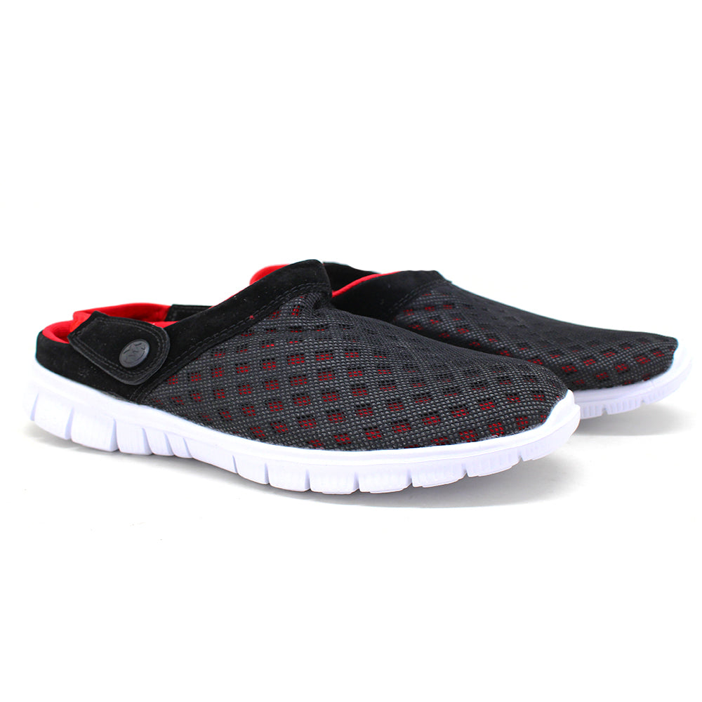Image for Men's Breathable Mesh Slipper,Black