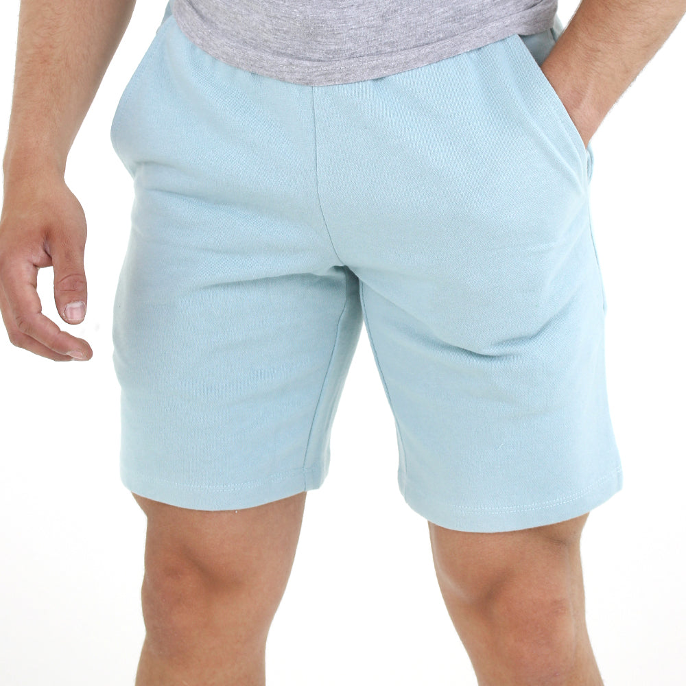 Image for Men's Elastic Waist Cotton Short,Aqua