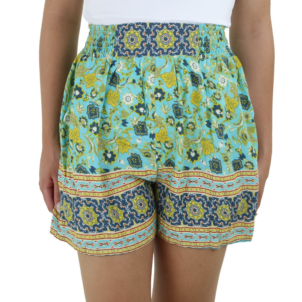 Image for Women's High Wasit Printed Short,Multi