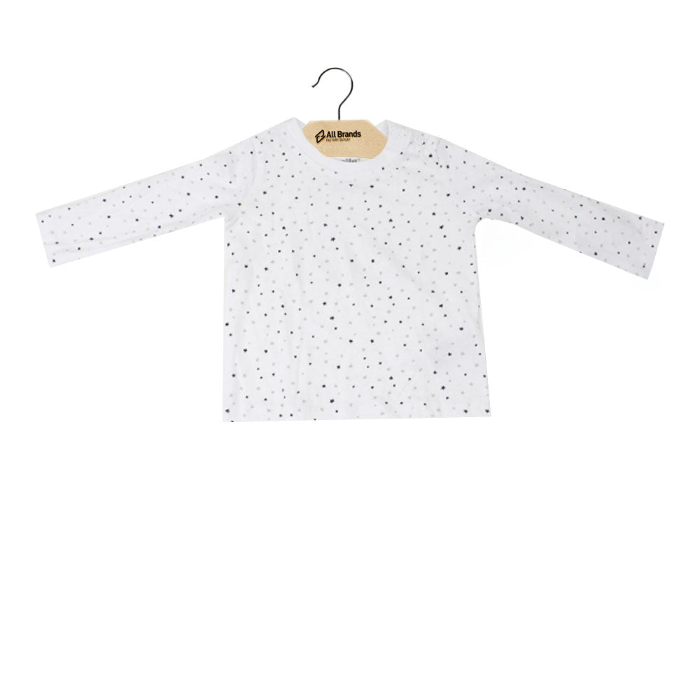 Image for Kids Girl Stars Print Long Sleeve Top,White