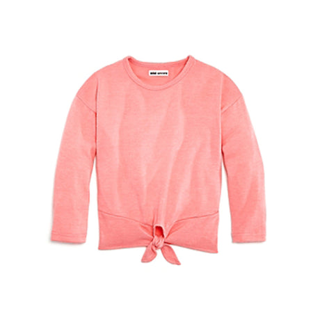 Image for Kids Girl Tie-Front Sweater,Pink