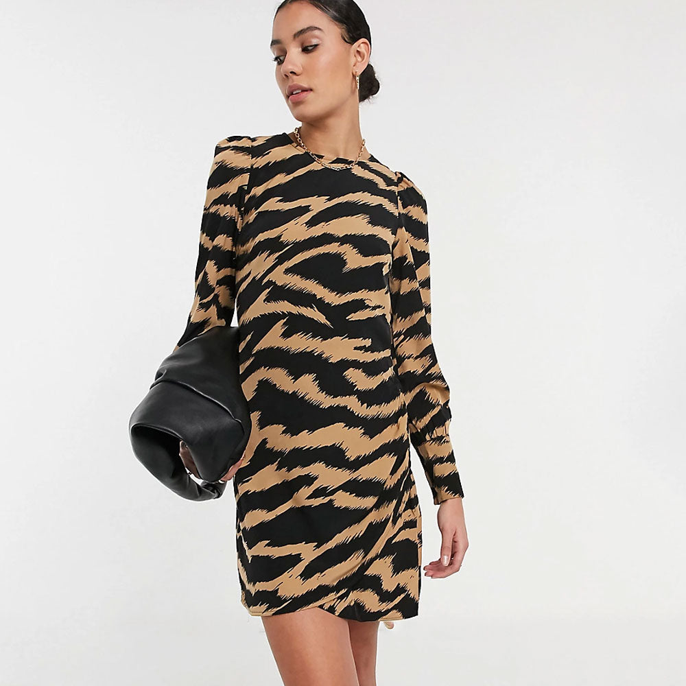 Image for Women's Zebra Print Shift Dress,Multi