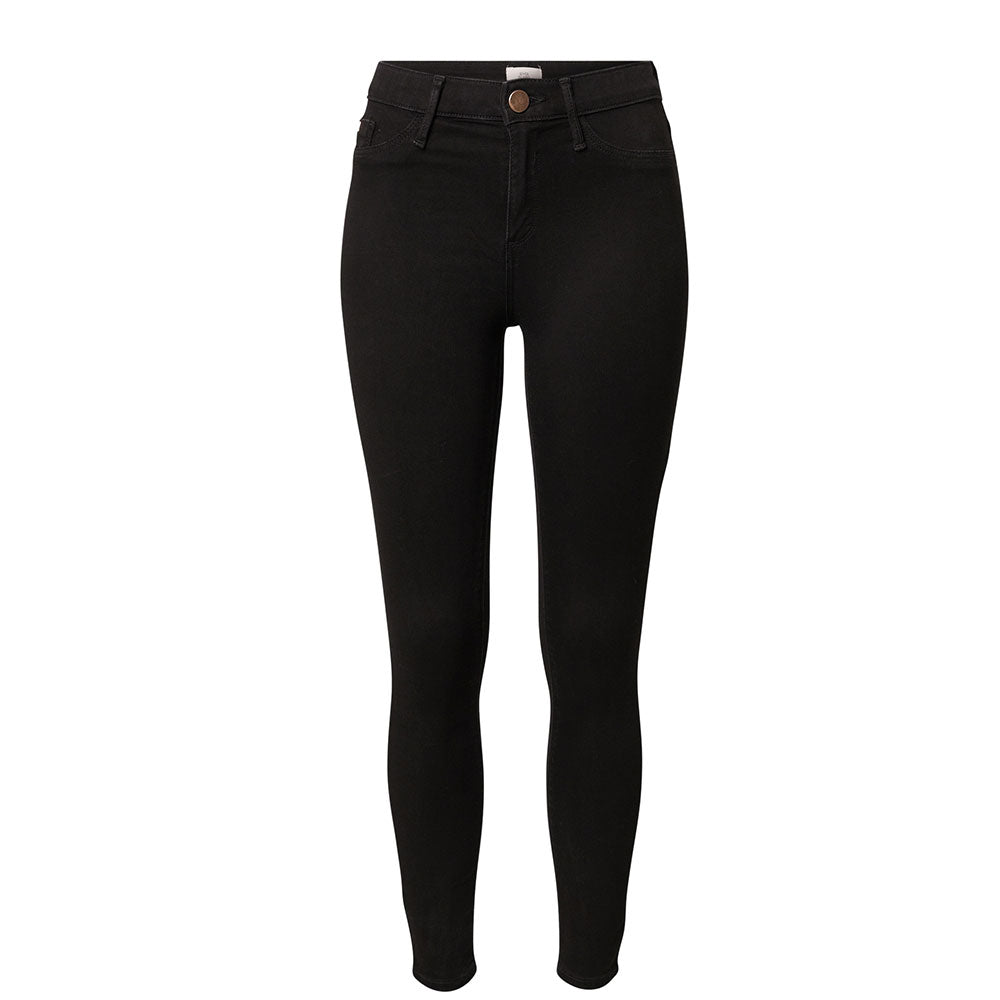 Image for Women's Mid Rise Skinny Jeans,Black